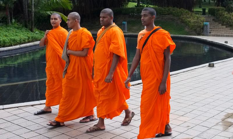 Monks in Kuala Lumpur