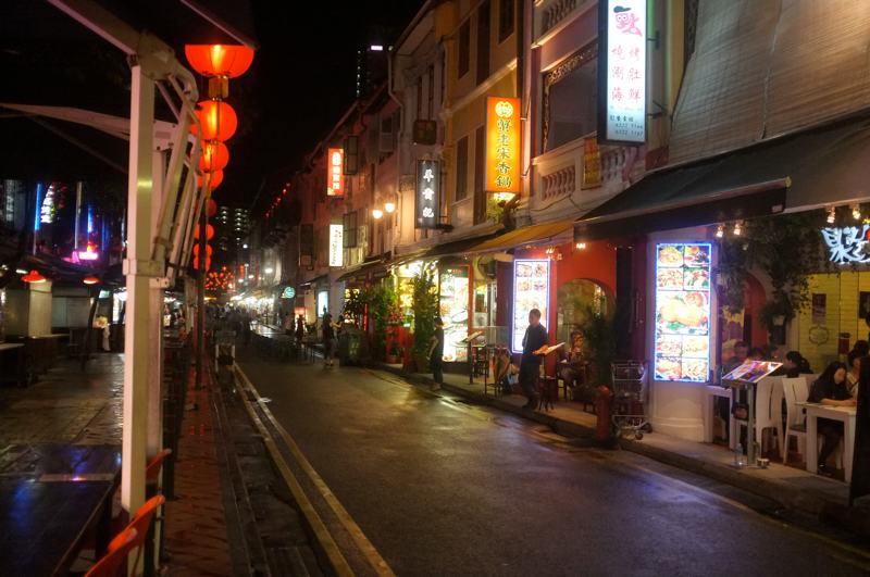 Street life in Singapore