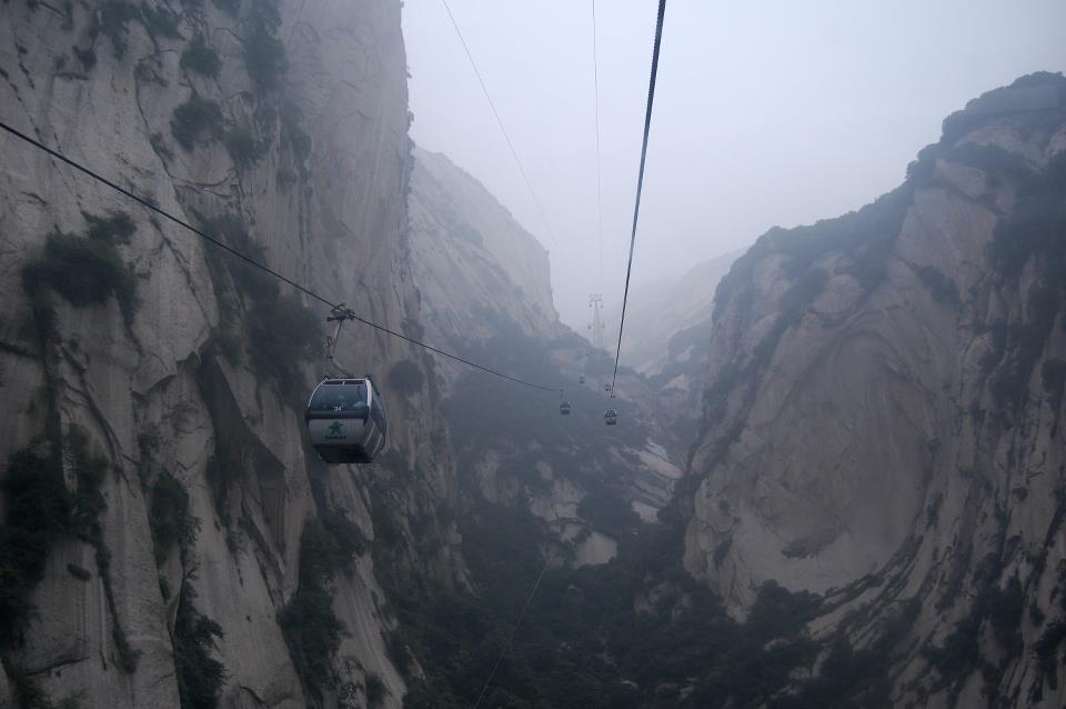 Mount Huashan cable car