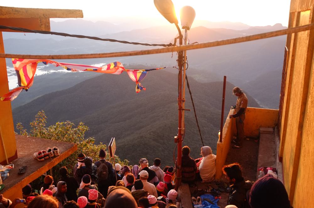 People at Adam's Peak