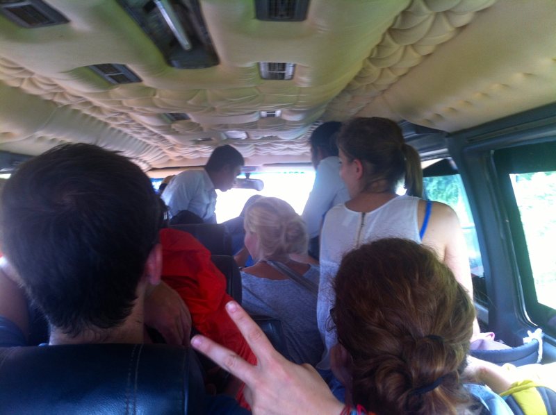 Bus to Siem Reap in Cambodia
