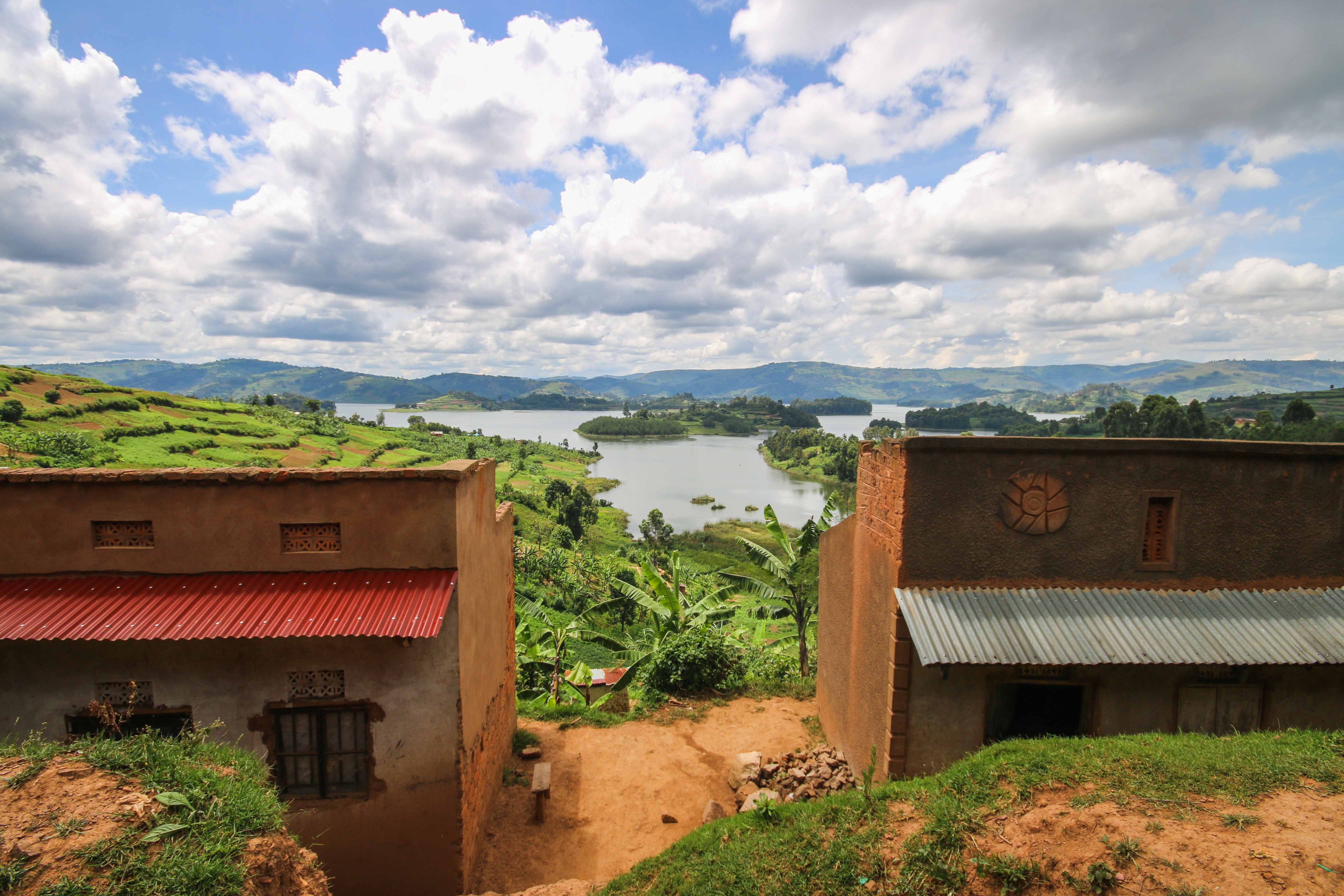 Lake Bunyonyi in Bwindi national park, Uganda