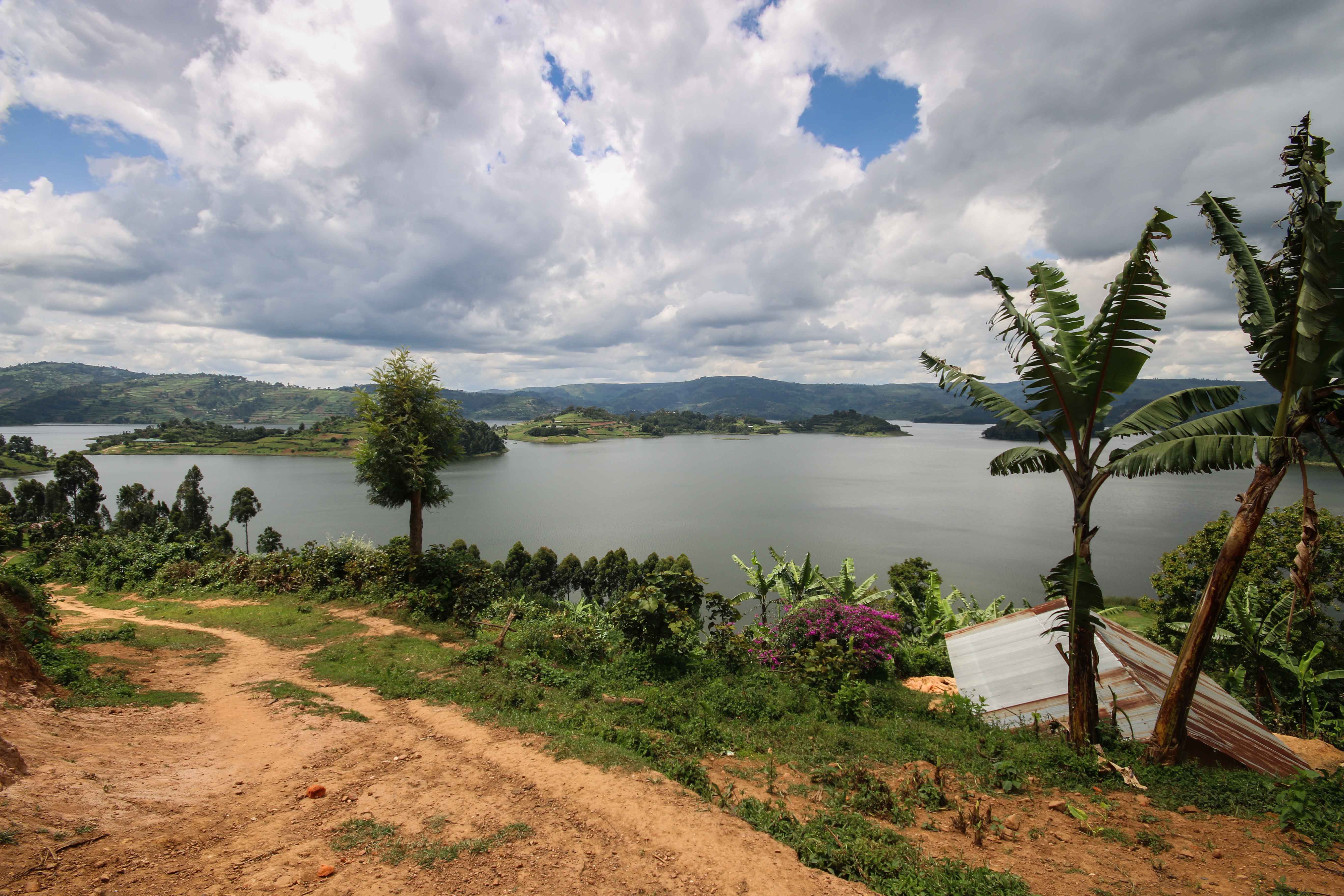 Lake Bunyonyi in Bwindi national park, Uganda