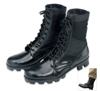 Black jugnle boots
